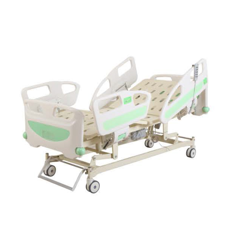 Electric five-function medical care bed