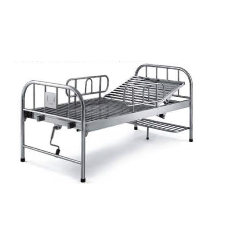 Stainless Steel One Function Medical Care Bed